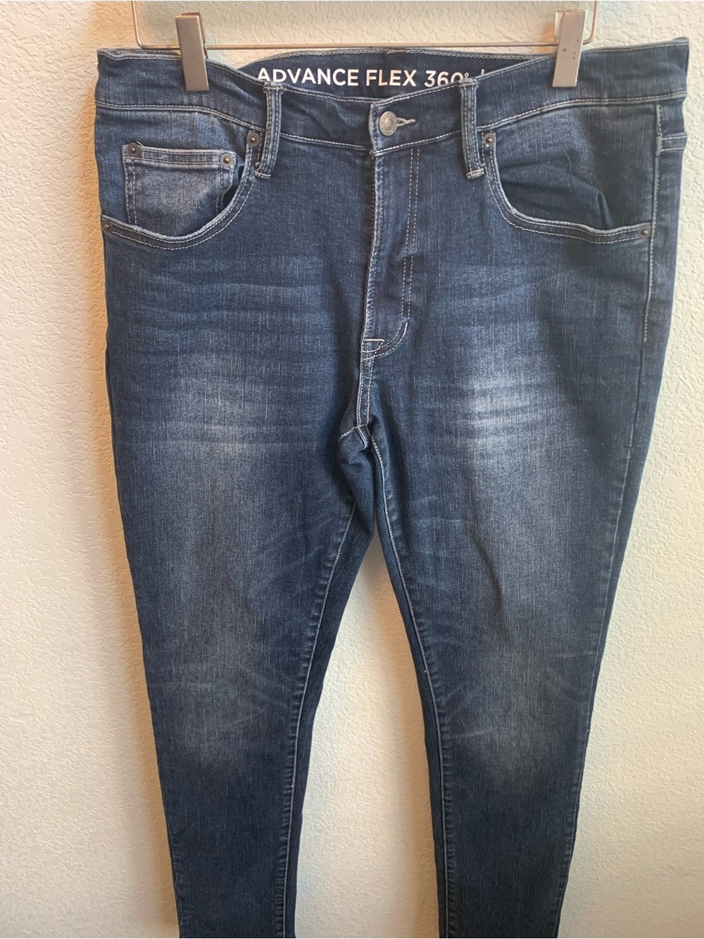 Arizona Jean Company Men’s Skinny Jeans - Dark Blue Wash